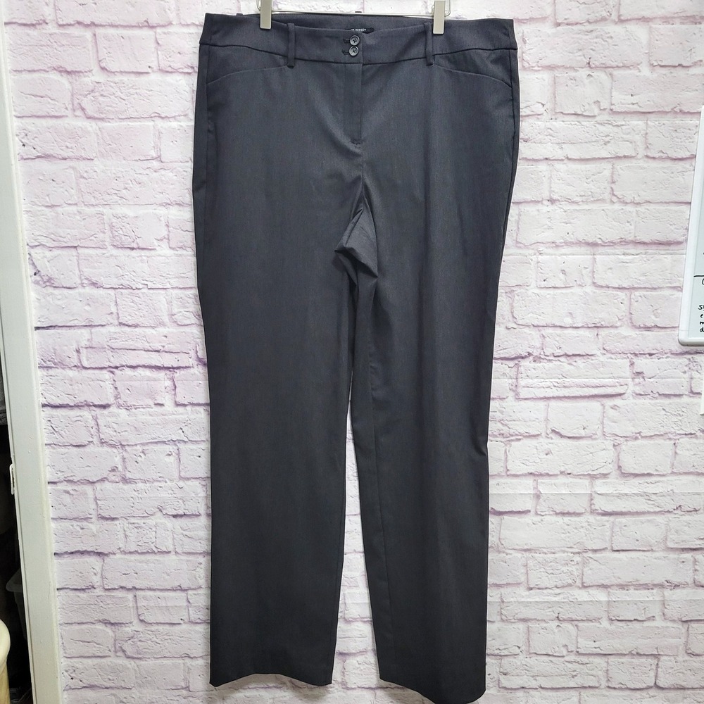 NEW Lane Bryant The Madison Dress Pants Womens 20L Gray Workwear Business‎ Chic